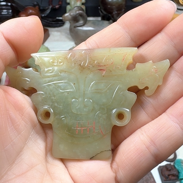 和田玉（糖玉）车挂未镶嵌用****5