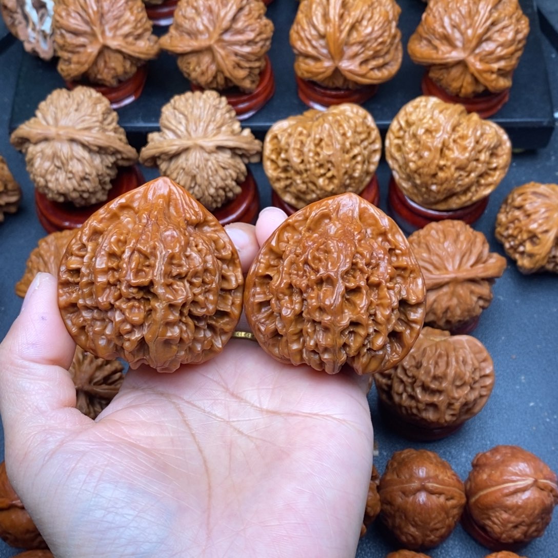 把件文玩核桃50官帽