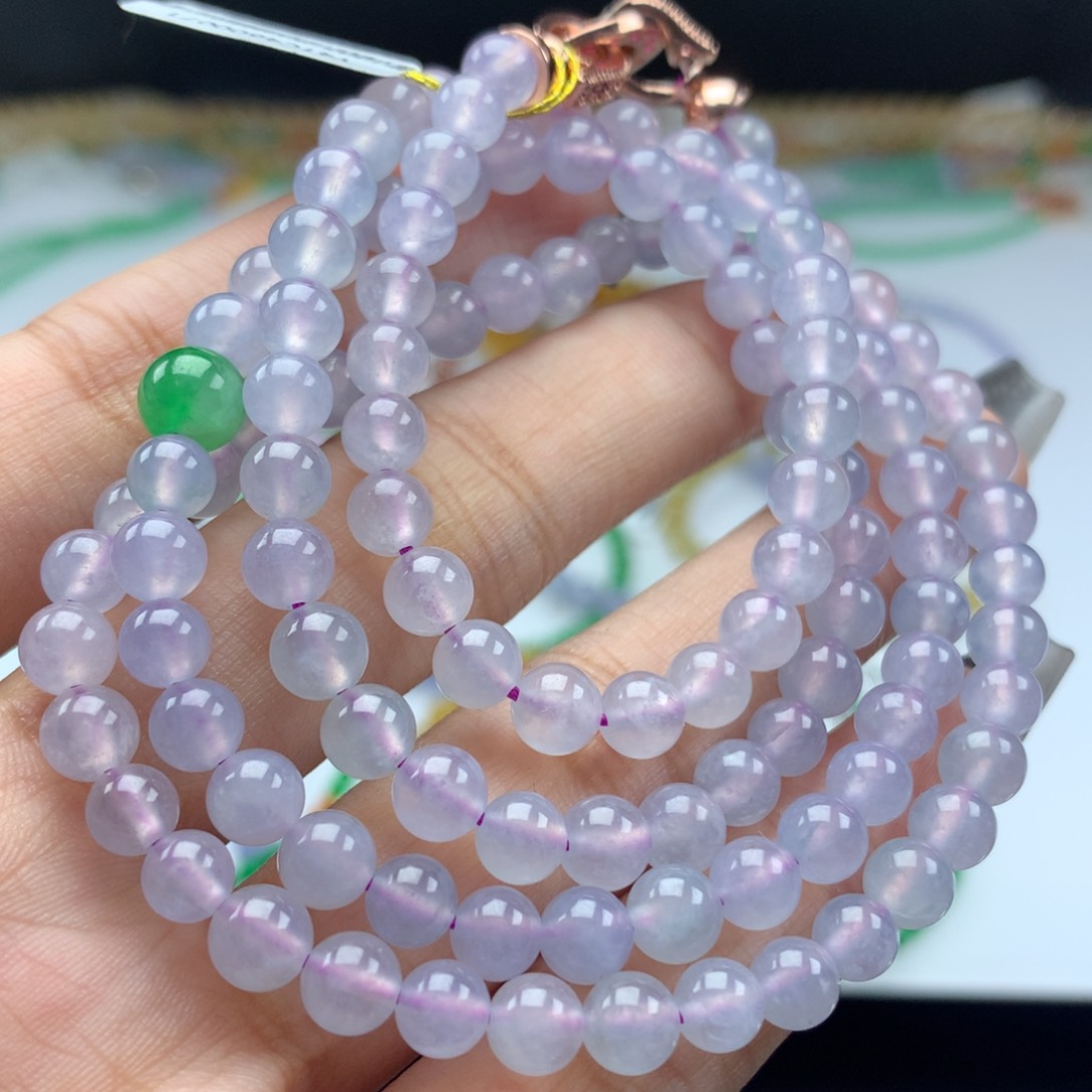 翡翠手链未镶嵌卡