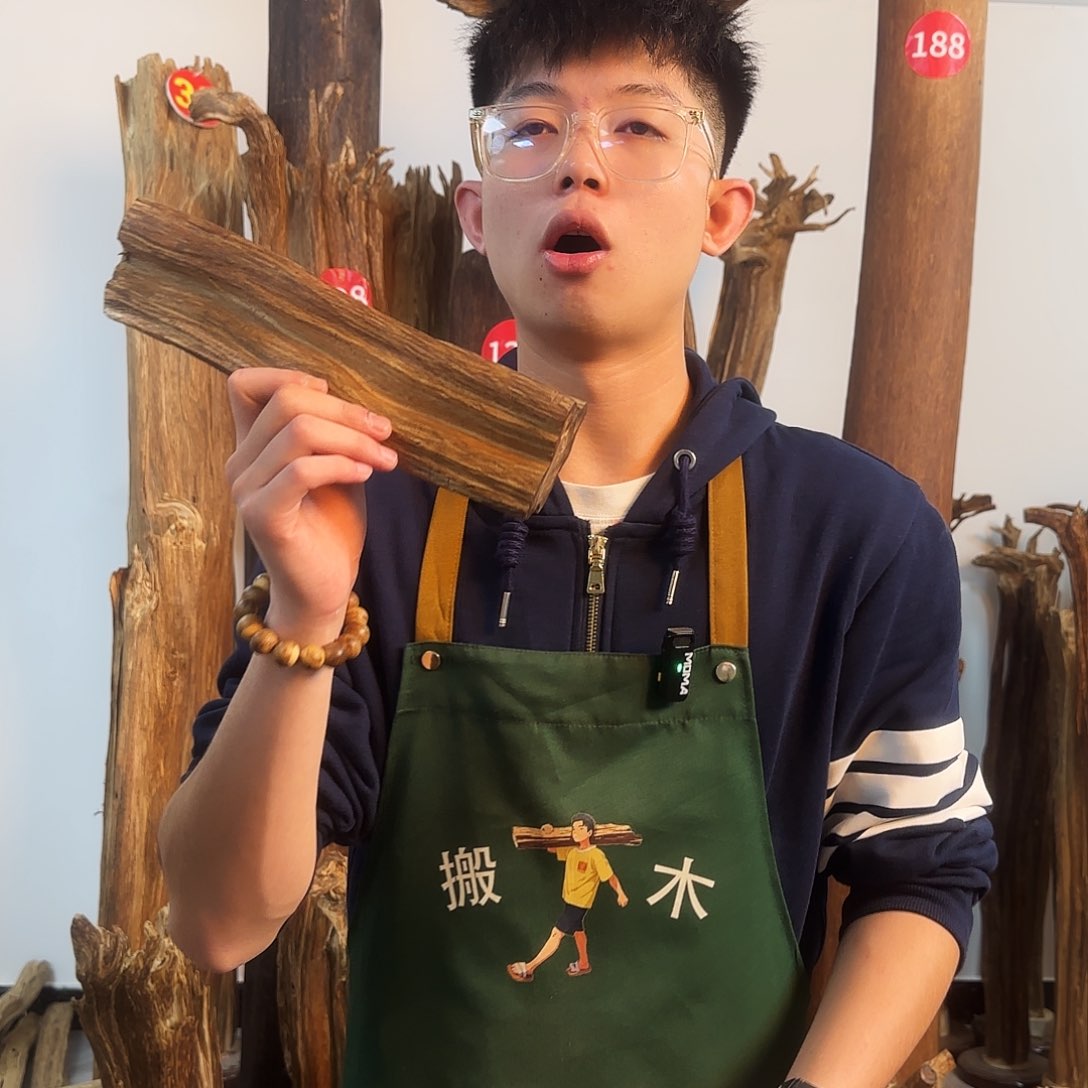 沉香摆件天然沉香原木摆件➕底座