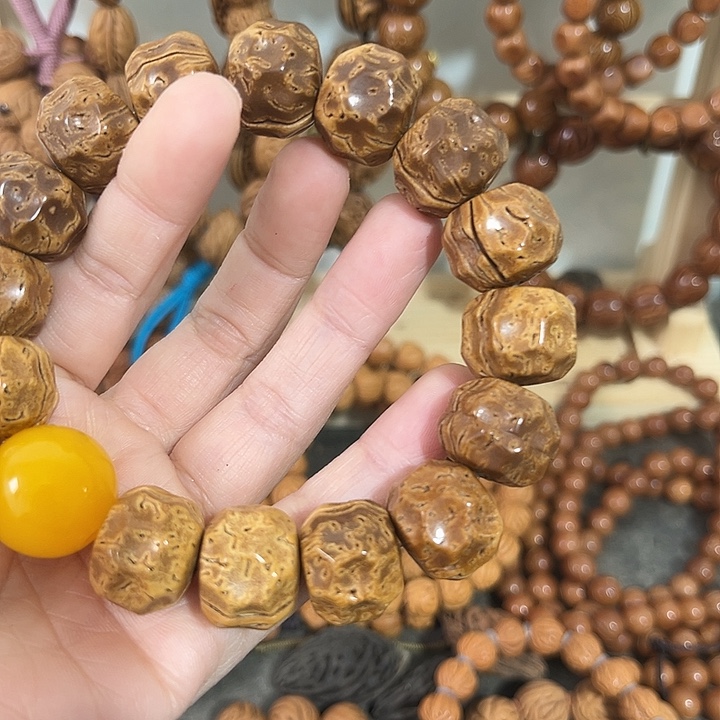 淑***所手串/手链核桃精品桃野生桃枭手串