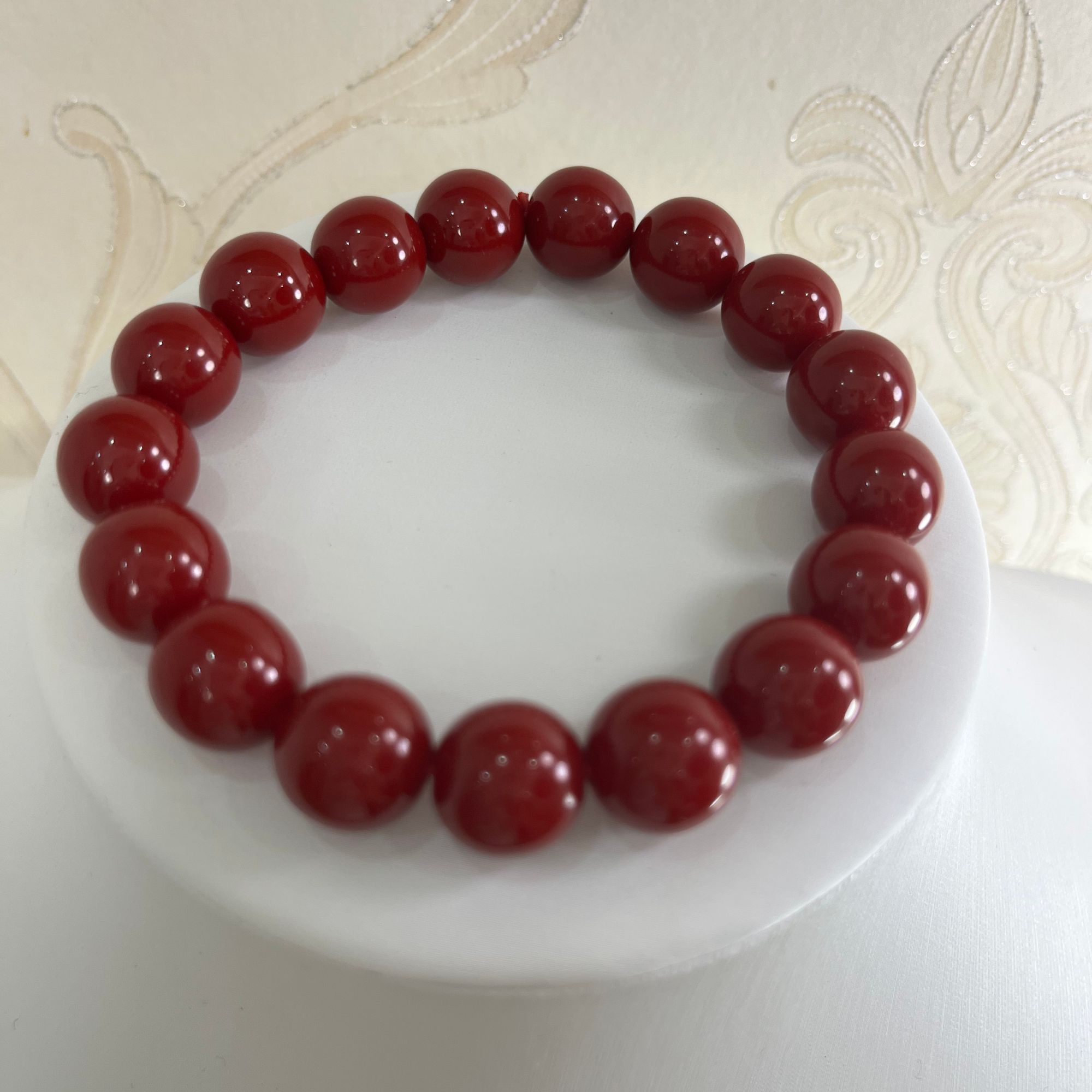 非金属珐琅手链 阿卡 圆珠1.2m 手链