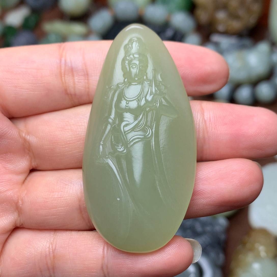 和田玉挂件未镶嵌