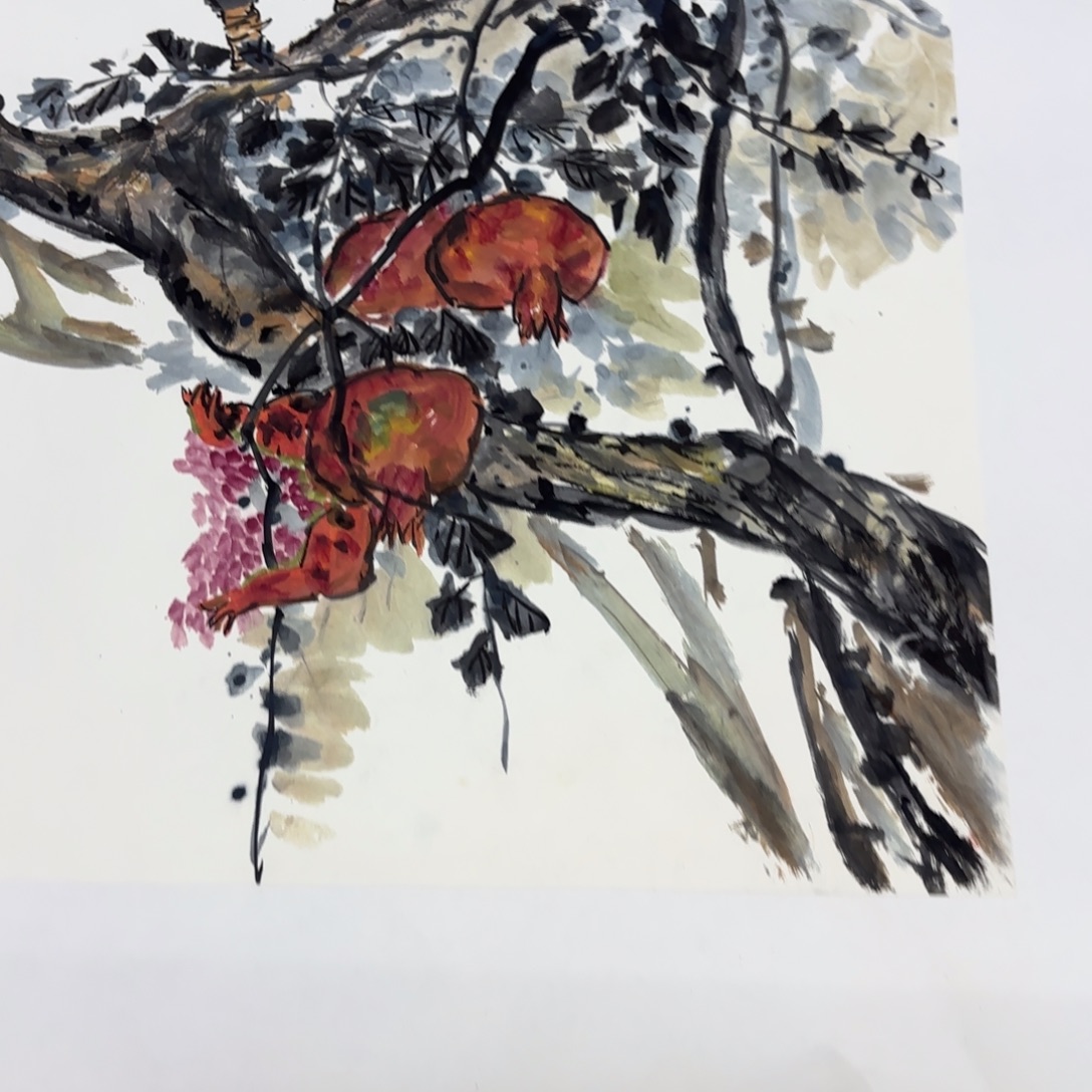 哈***哈国画四尺三开童童童