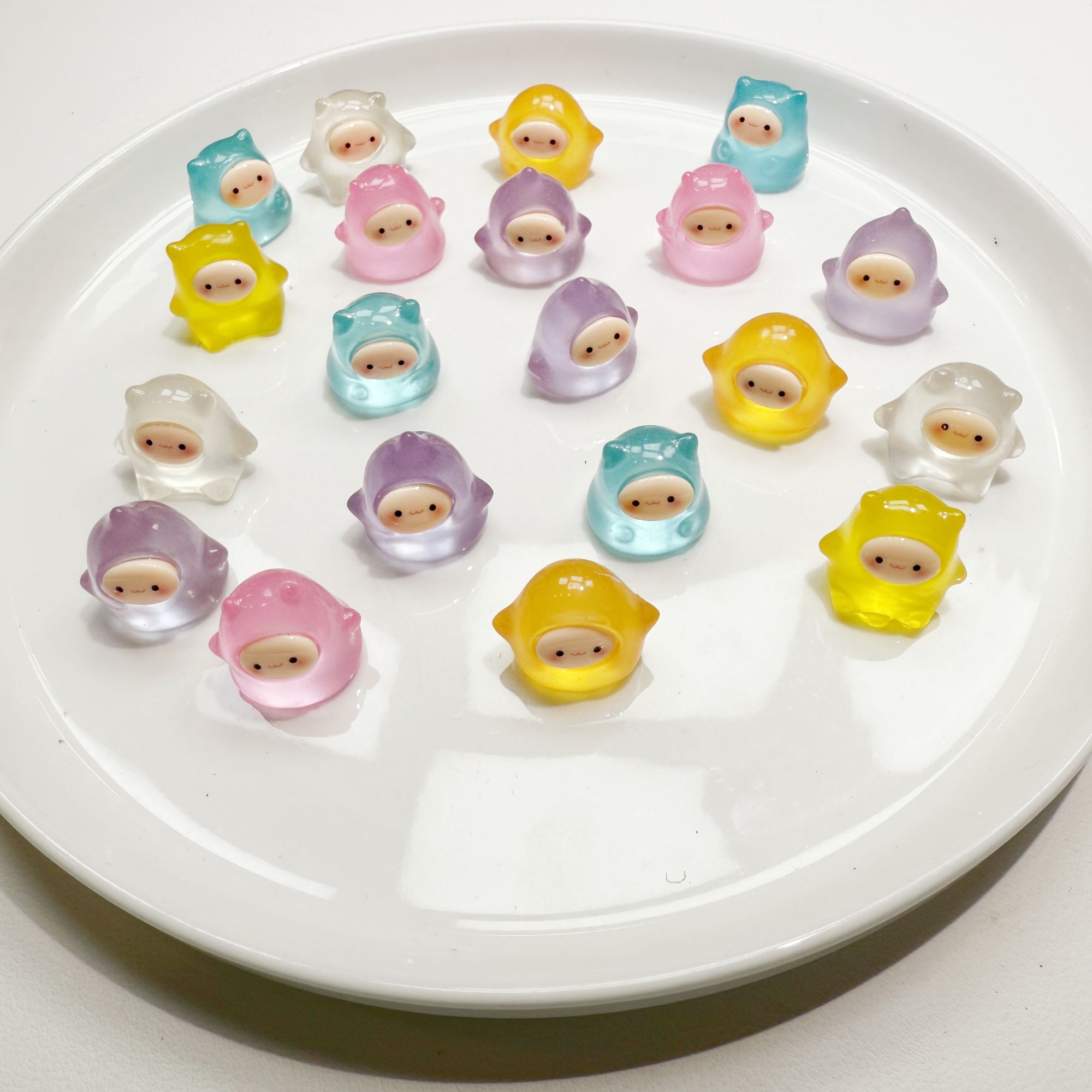 【团单混发】【小幽灵】夜光创意树脂桌面摆件