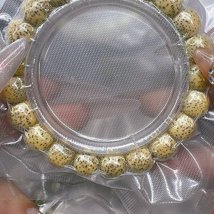 星月菩提手串489荣耀黄星月菩提11桶单圈