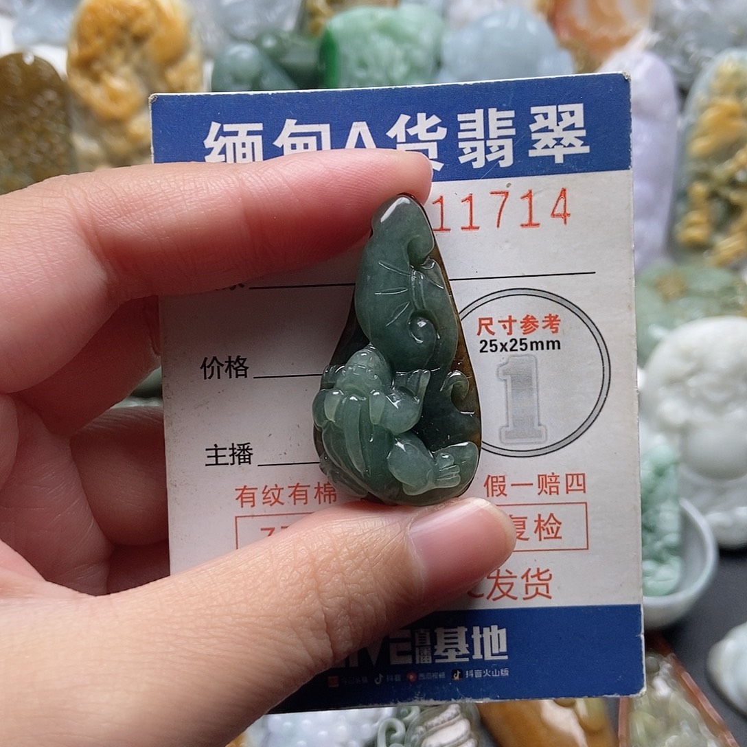 翡翠未镶嵌颈饰翡翠