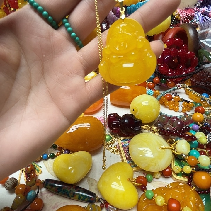 树脂制品1838佛公黄色