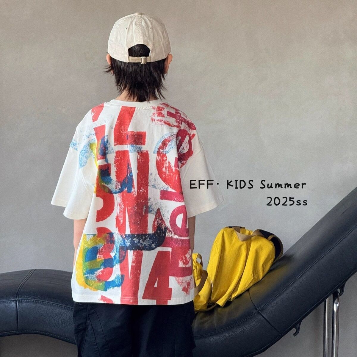 男童夏季纯棉短袖T恤新款中大童装卡通美式涂鸦宽松薄款运动上衣