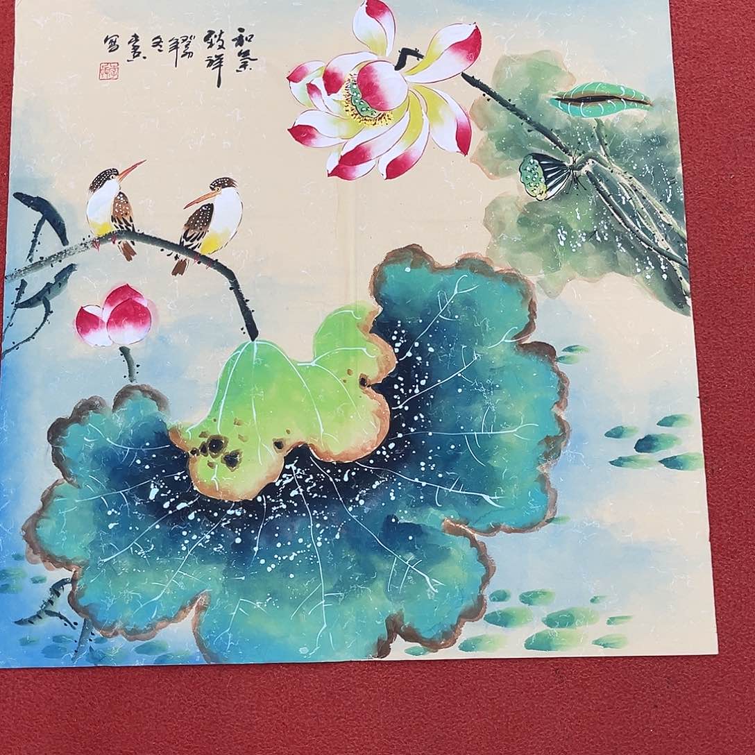 国画手绘国画作品