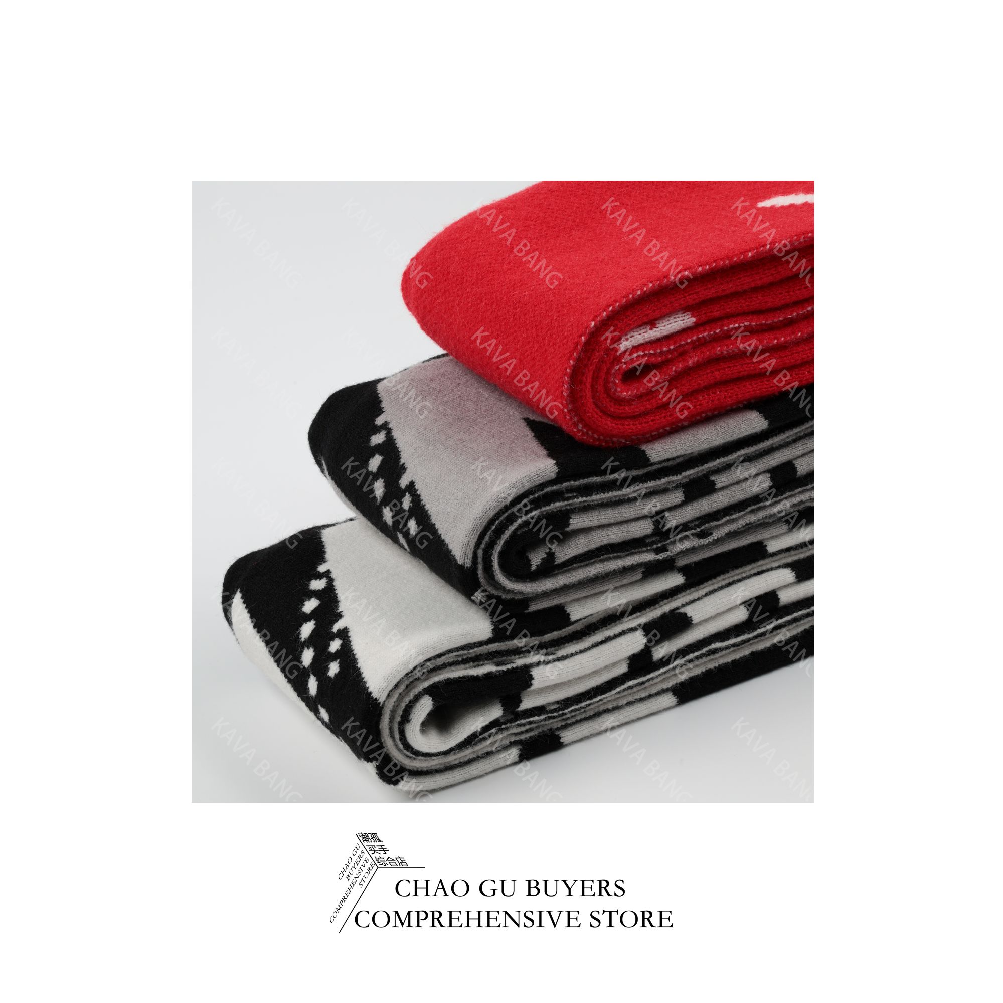 【新年限定】之 白星 围巾 0687-0679 时尚 百搭 好物 爆款 情侣