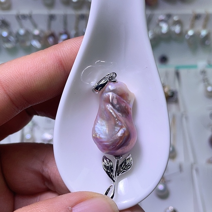 未镶嵌淡水珍珠颈饰06