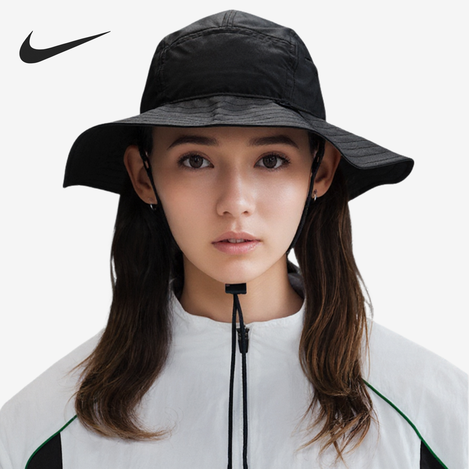 NIKE/耐克男女同款BUCKET夏季遮阳帽休闲户外渔夫帽HJ7135-010