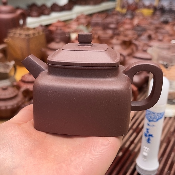 茶壶紫砂四方德钟160cc