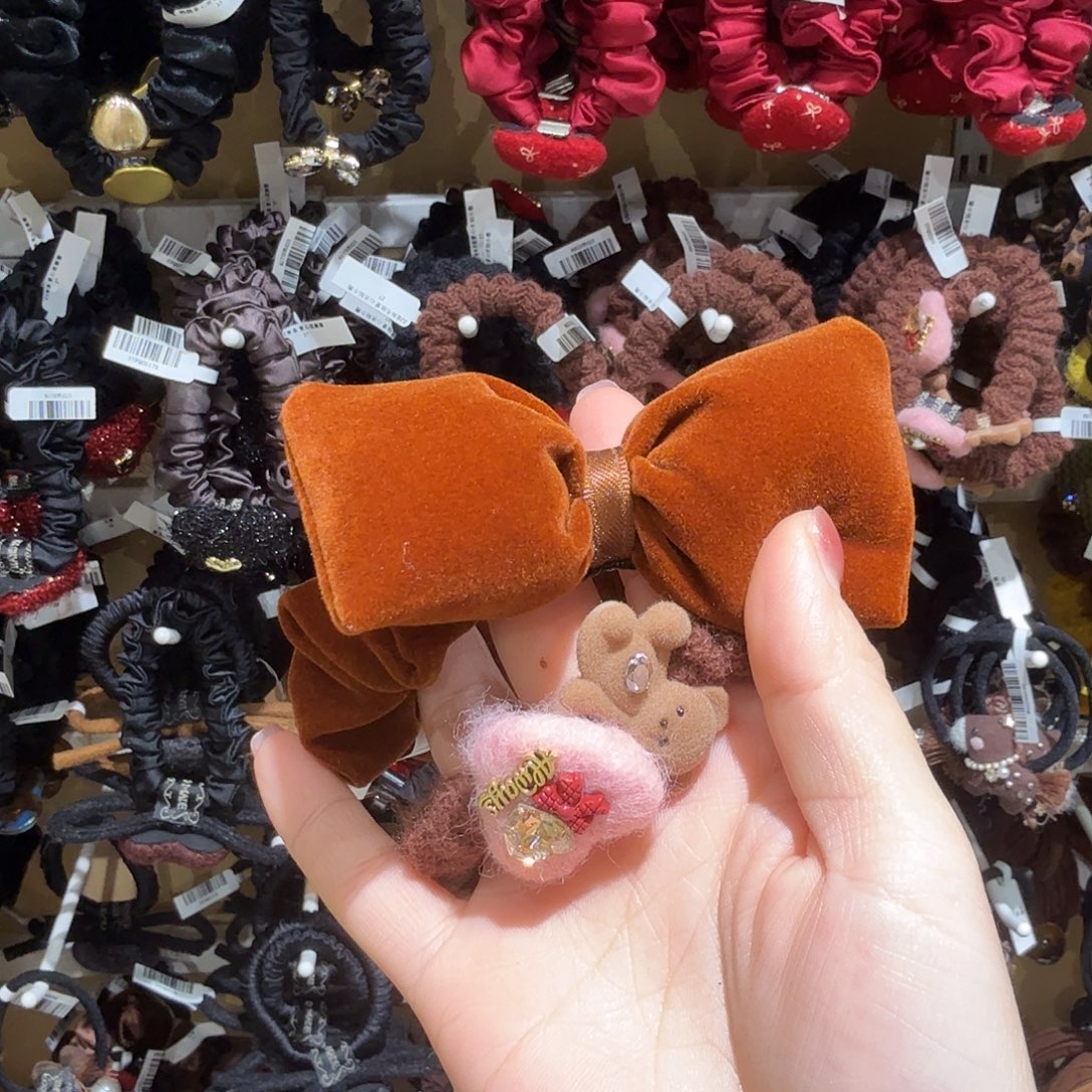 ༺***༻布艺非金属南瓜发绳