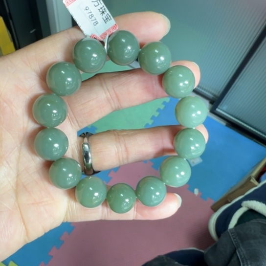和田玉未镶嵌手链97878