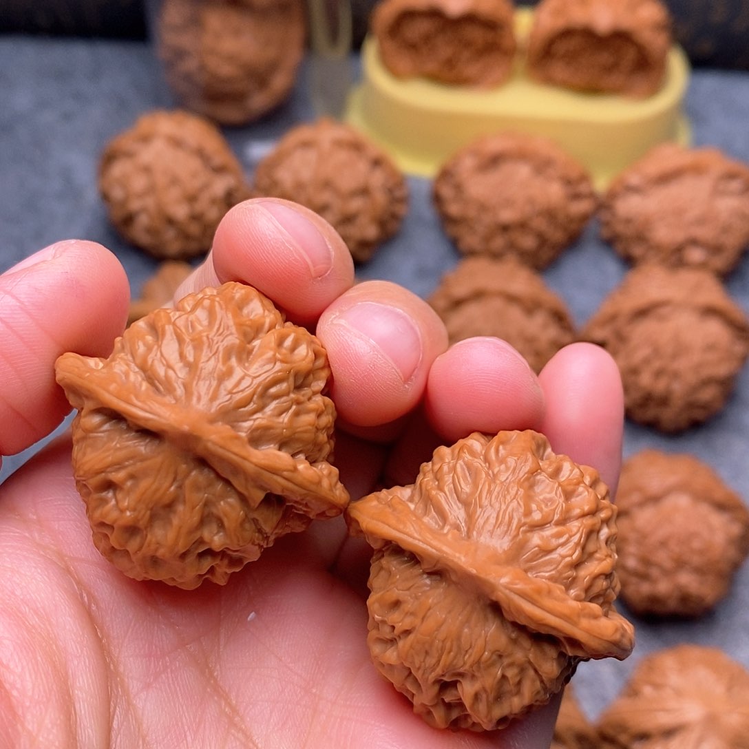 文玩核桃把件瓷娃娃36全品