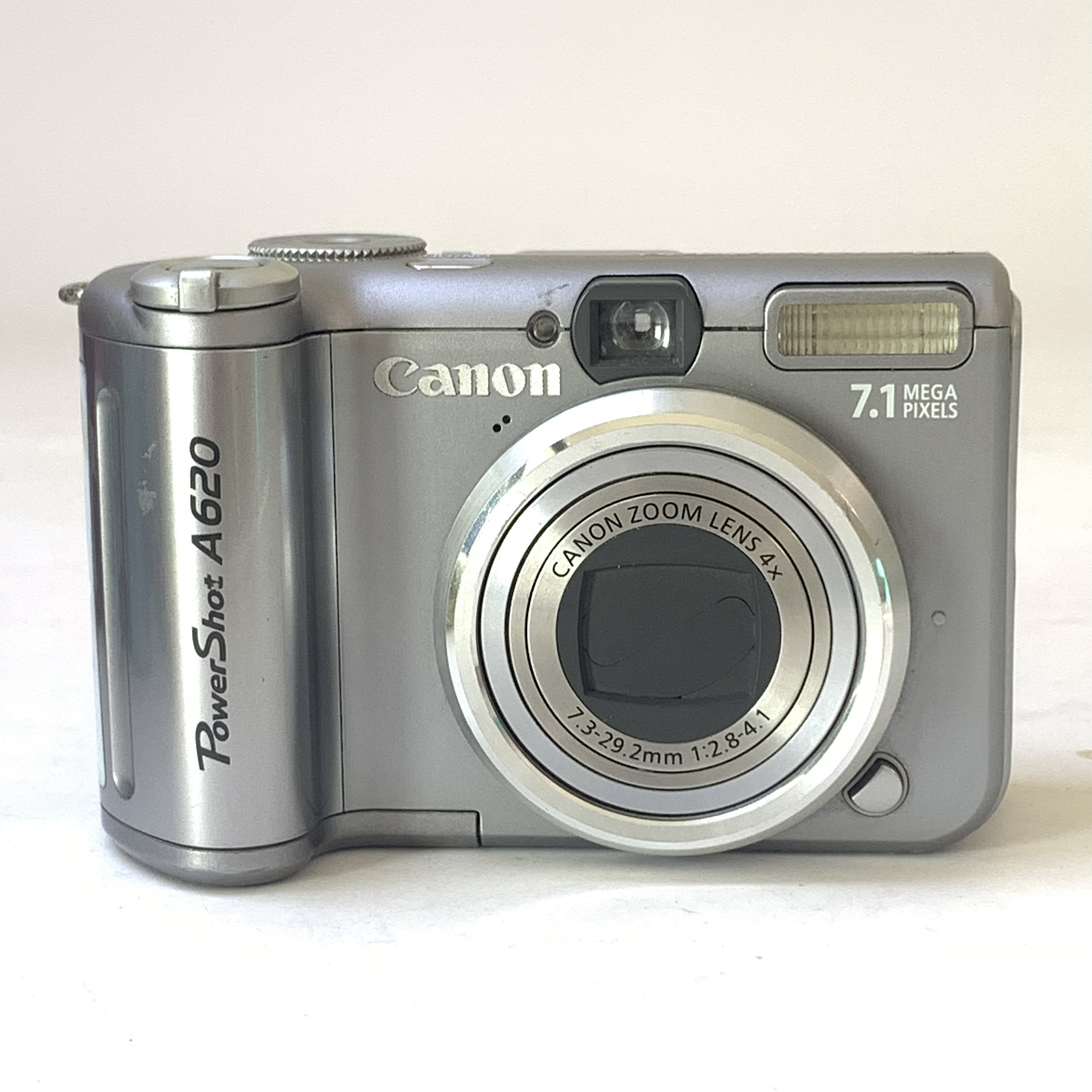 95新 Canon/佳能 A620 银色 710万像素 翻转屏可自拍 ccd