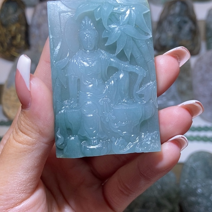 大***象定制翡翠未镶嵌定制产品