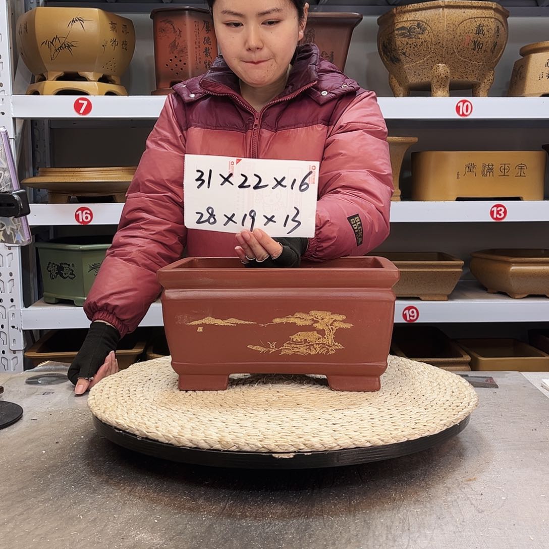 紫砂花盆紫砂花盆