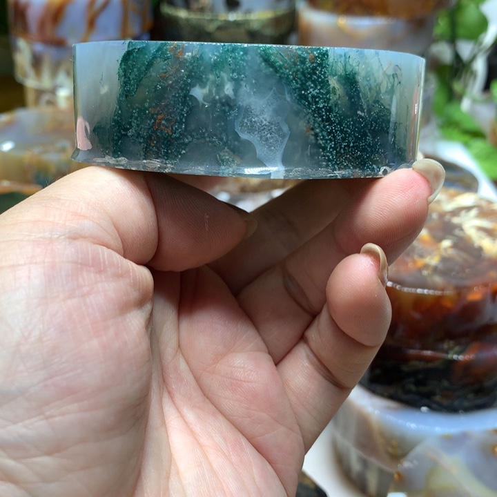 月***榽定制玛瑙定制手镯56圆条