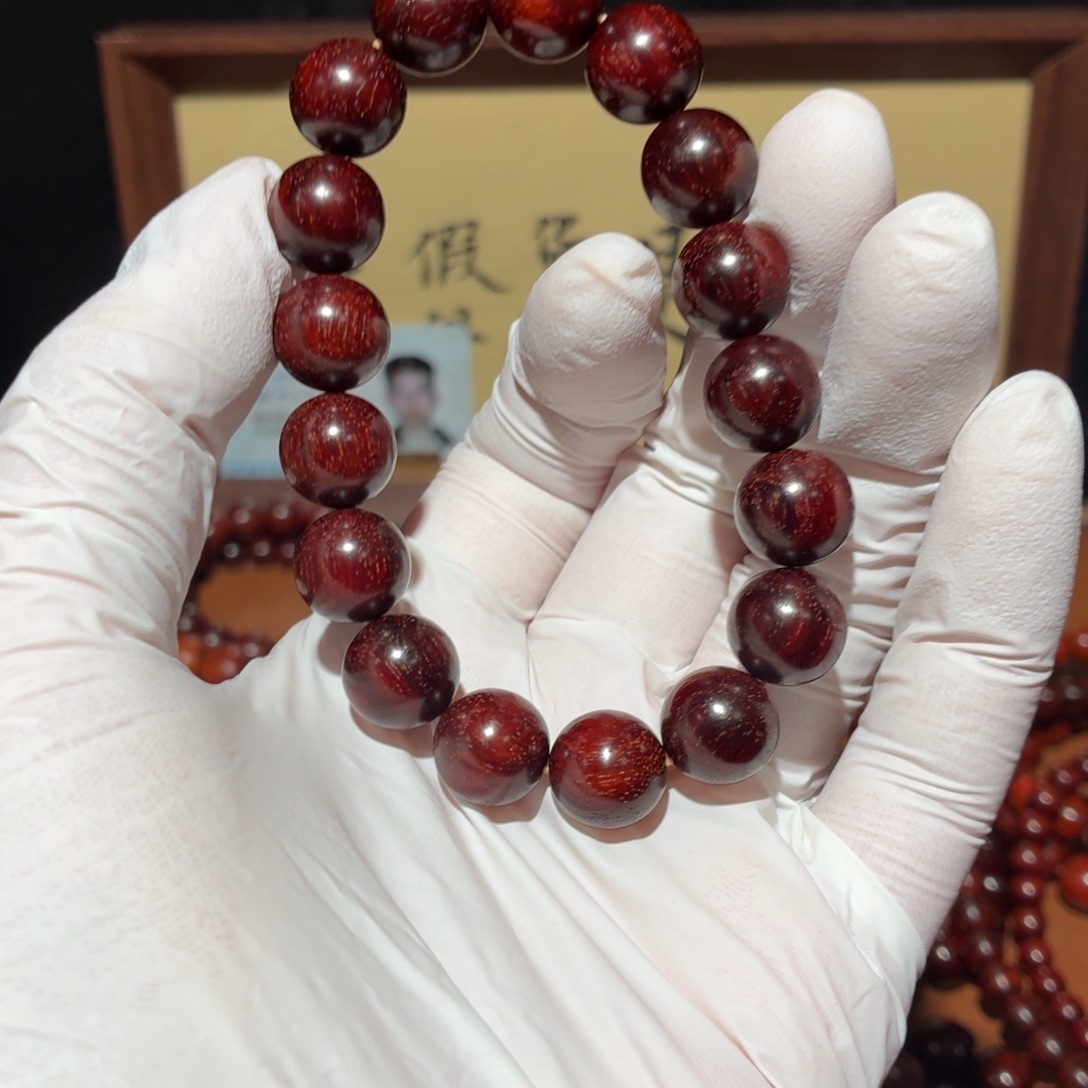 绣***虎小叶紫檀手串/手链