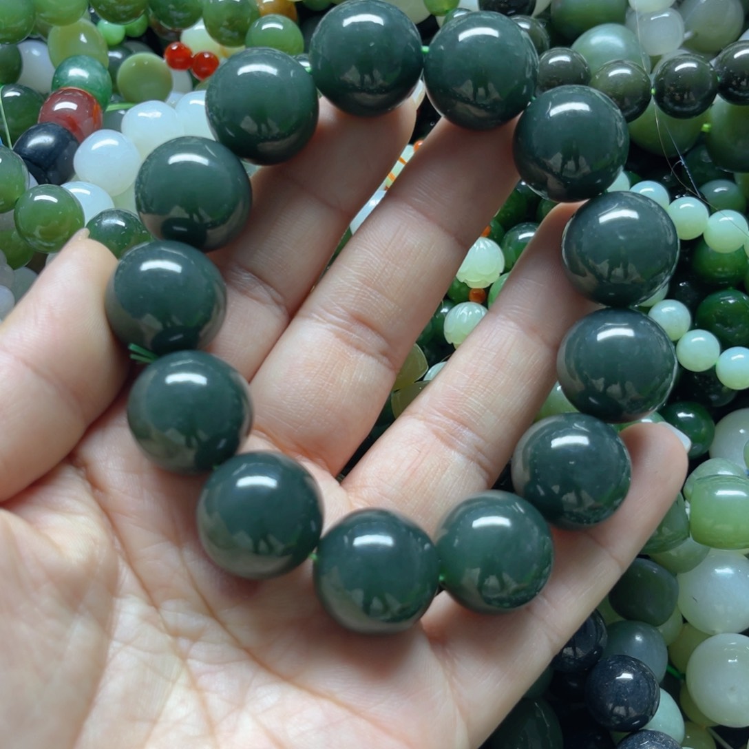 和田玉手链未镶嵌