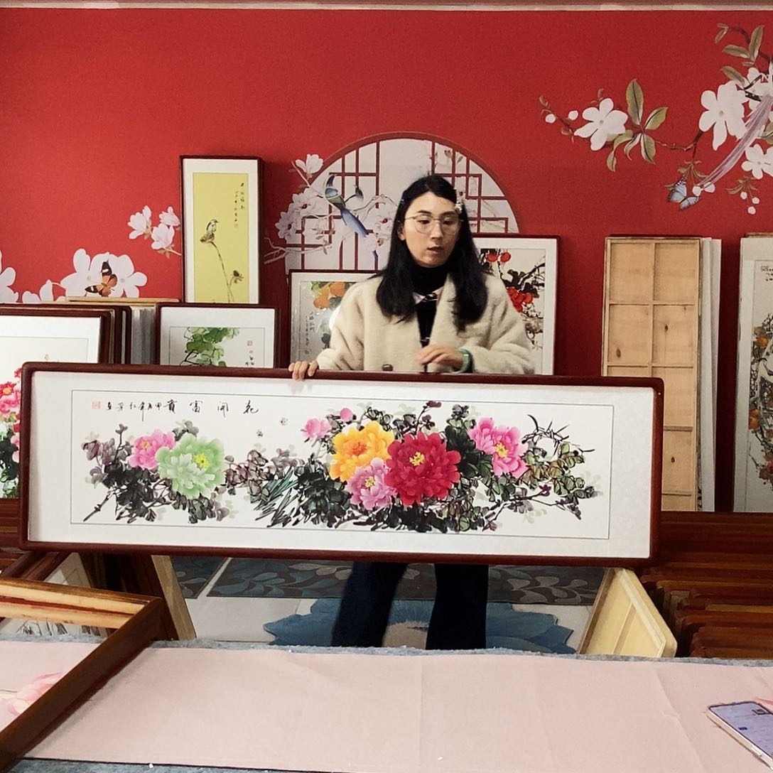 国画手写手绘47✖️162国画作品