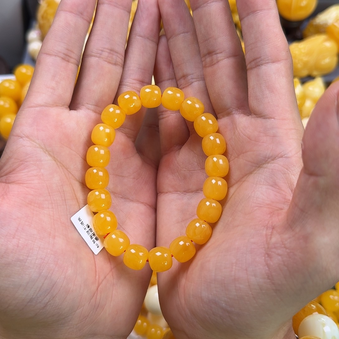 蜜蜡珠宝奇石未镶嵌同料11mm