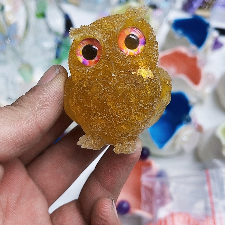 犯***梨未镶嵌紫晶摆件水晶