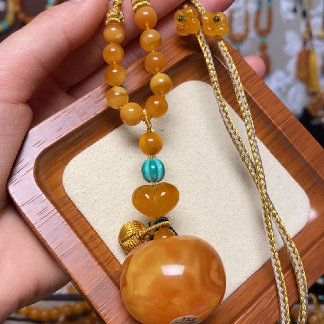 【闪购商品】蜜蜡颈饰未镶嵌项链