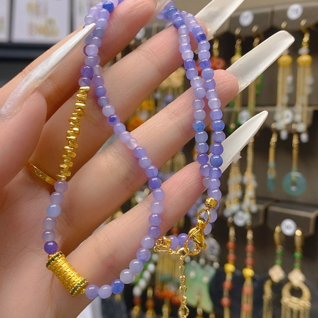 翡翠合金耳饰翡翠