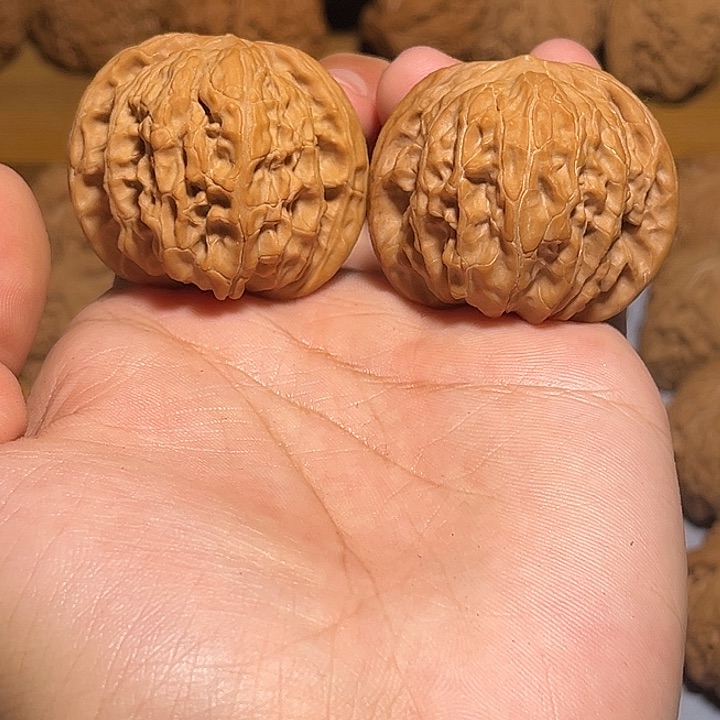 文玩核桃把件J****.41原生态无药房山磨盘