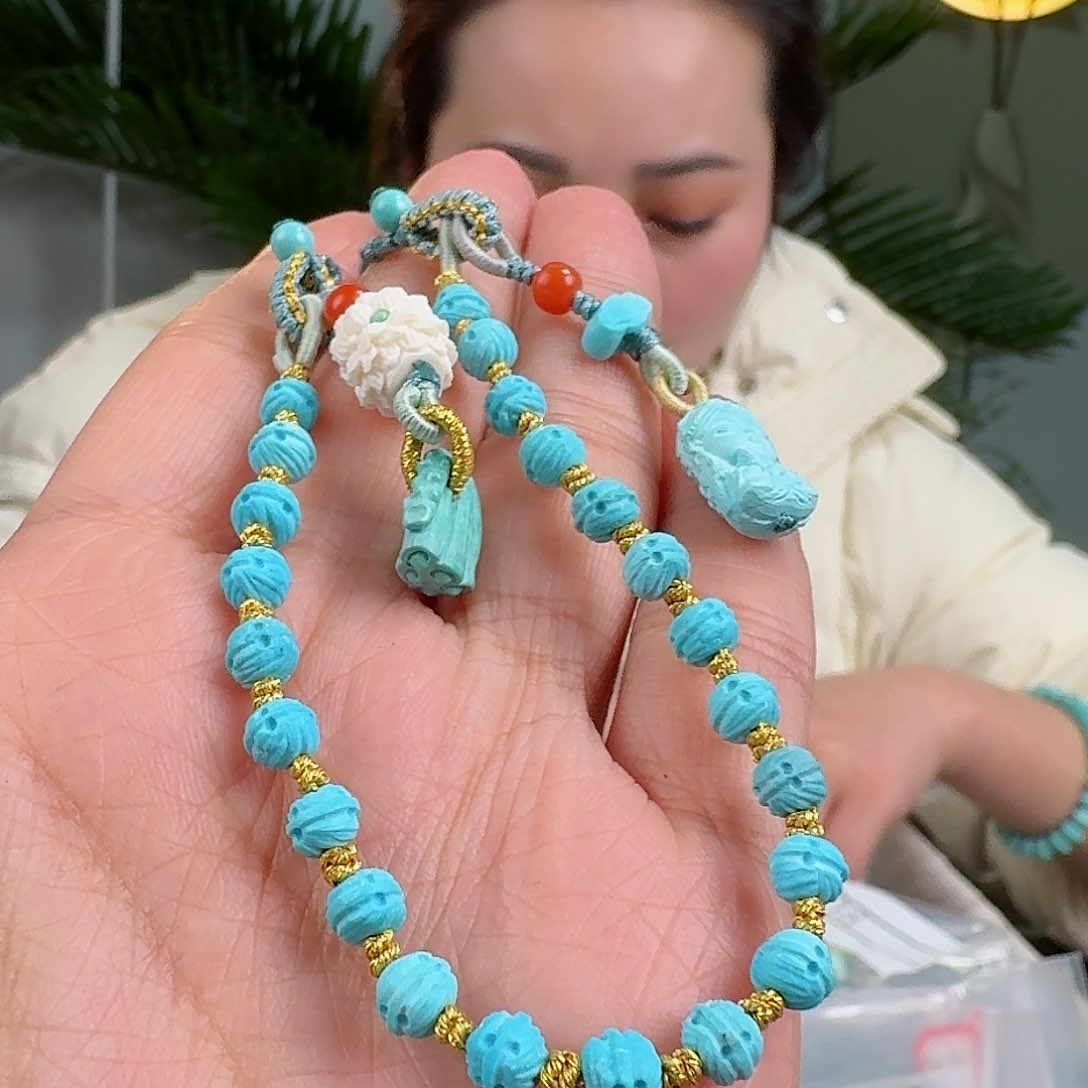 绿松石珠宝奇石未镶嵌