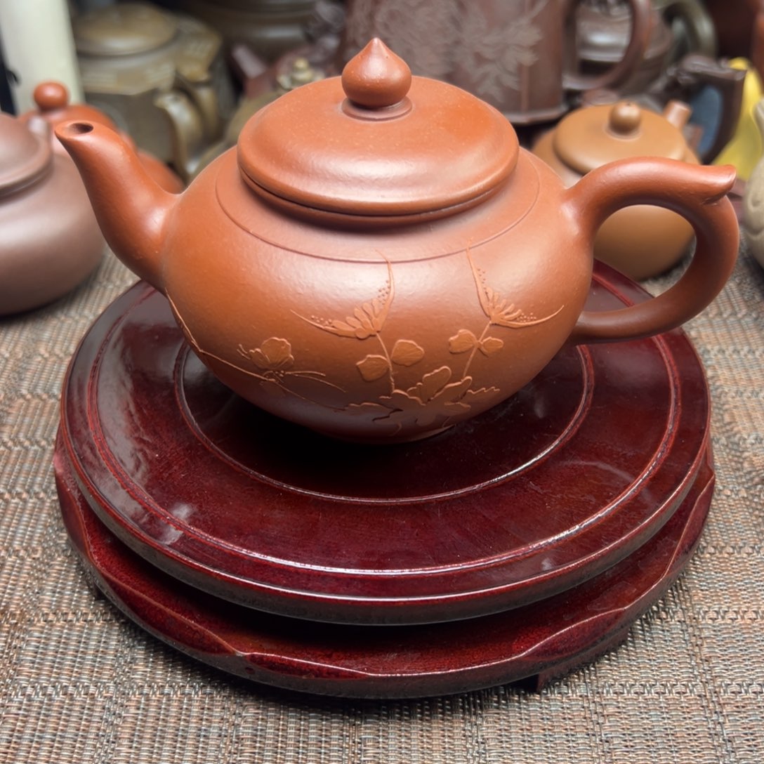 紫砂茶壶宜兴原矿紫砂壶350毫升容量