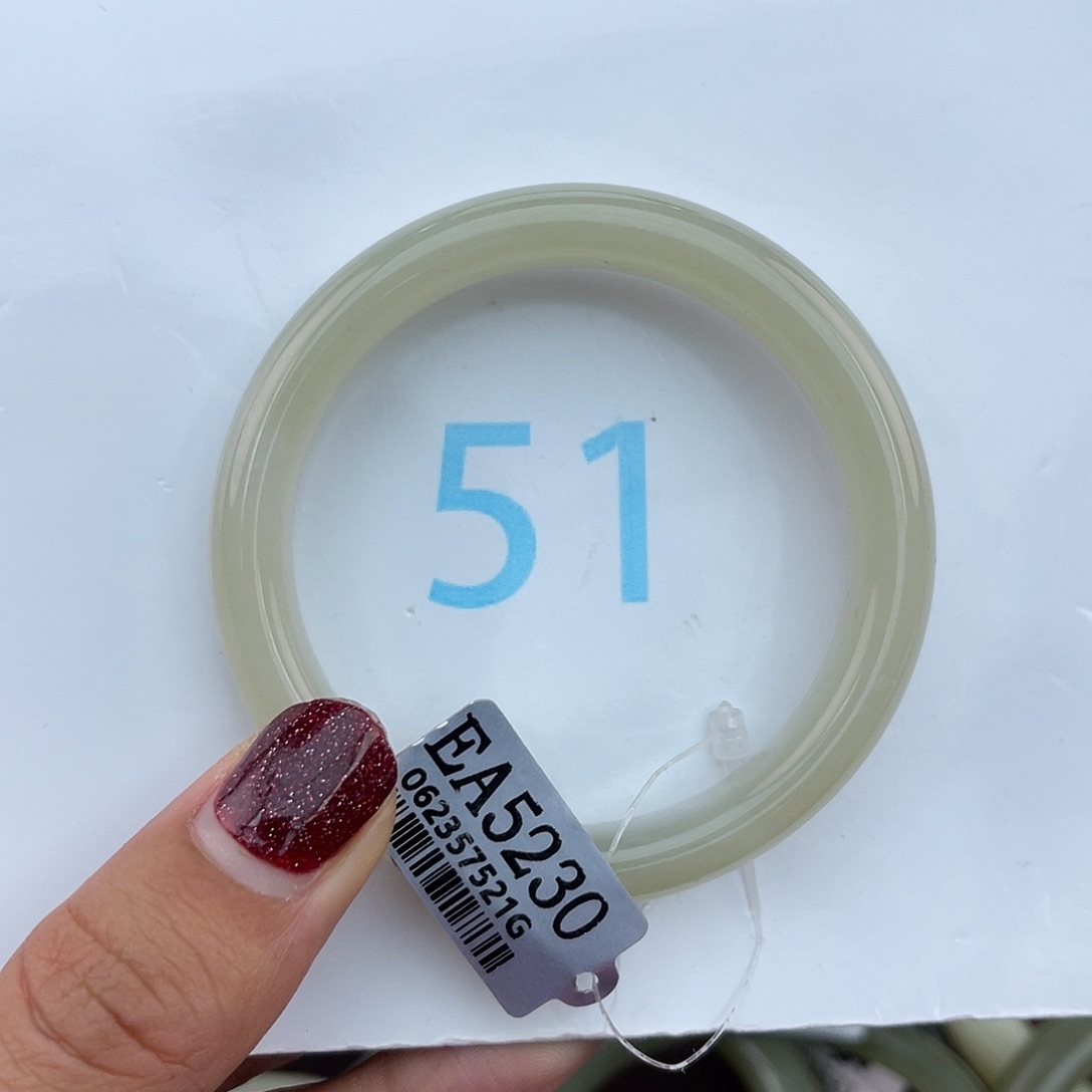 和田玉手镯未镶嵌51+