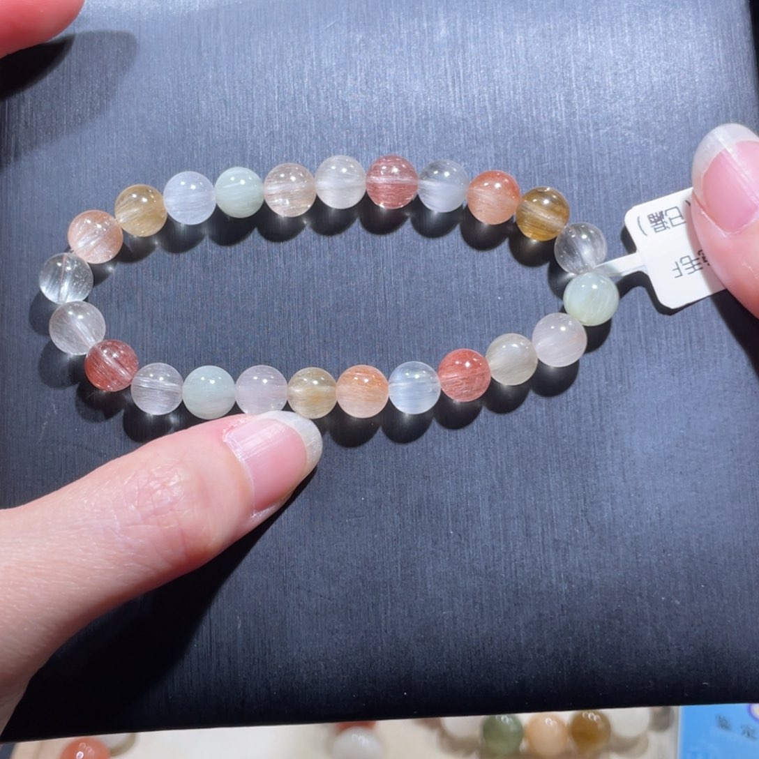 水晶手链未镶嵌121号多性样发货7+