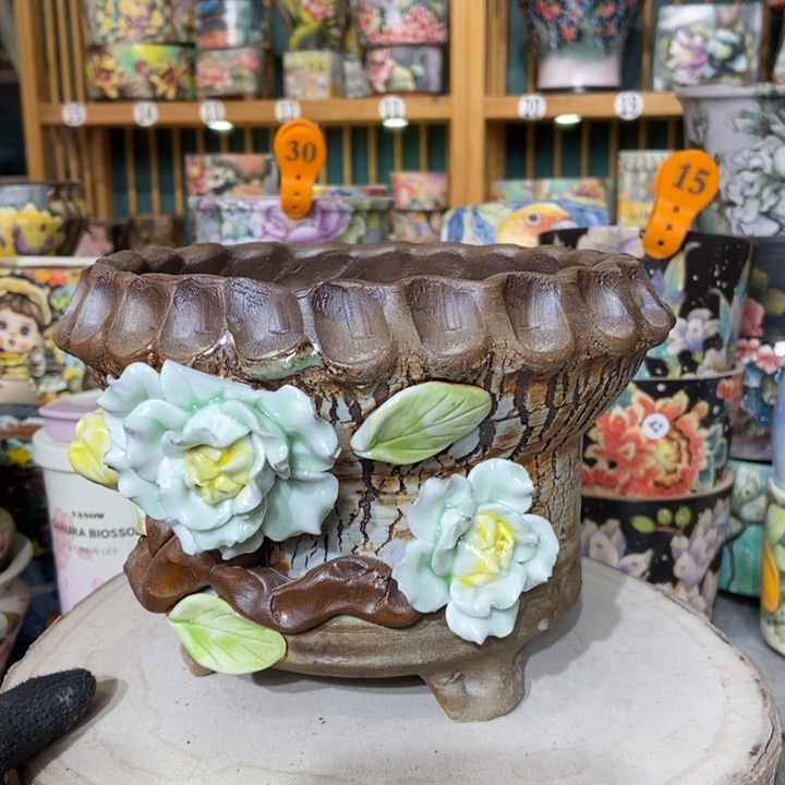 红陶景德镇艺术手绘作品