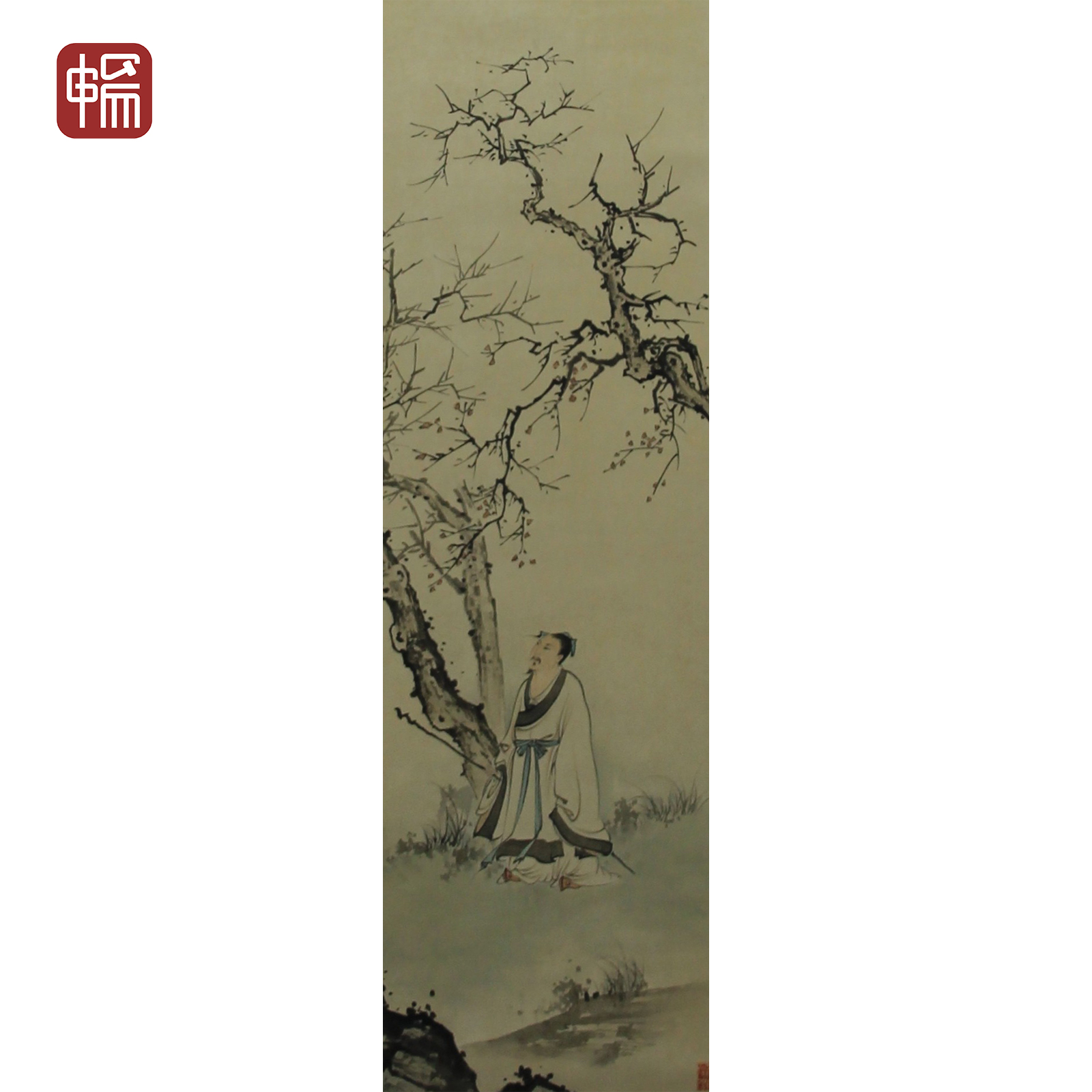 F200 竹杖芒鞋轻胜马51*32(1.46) 纸本立轴 XR