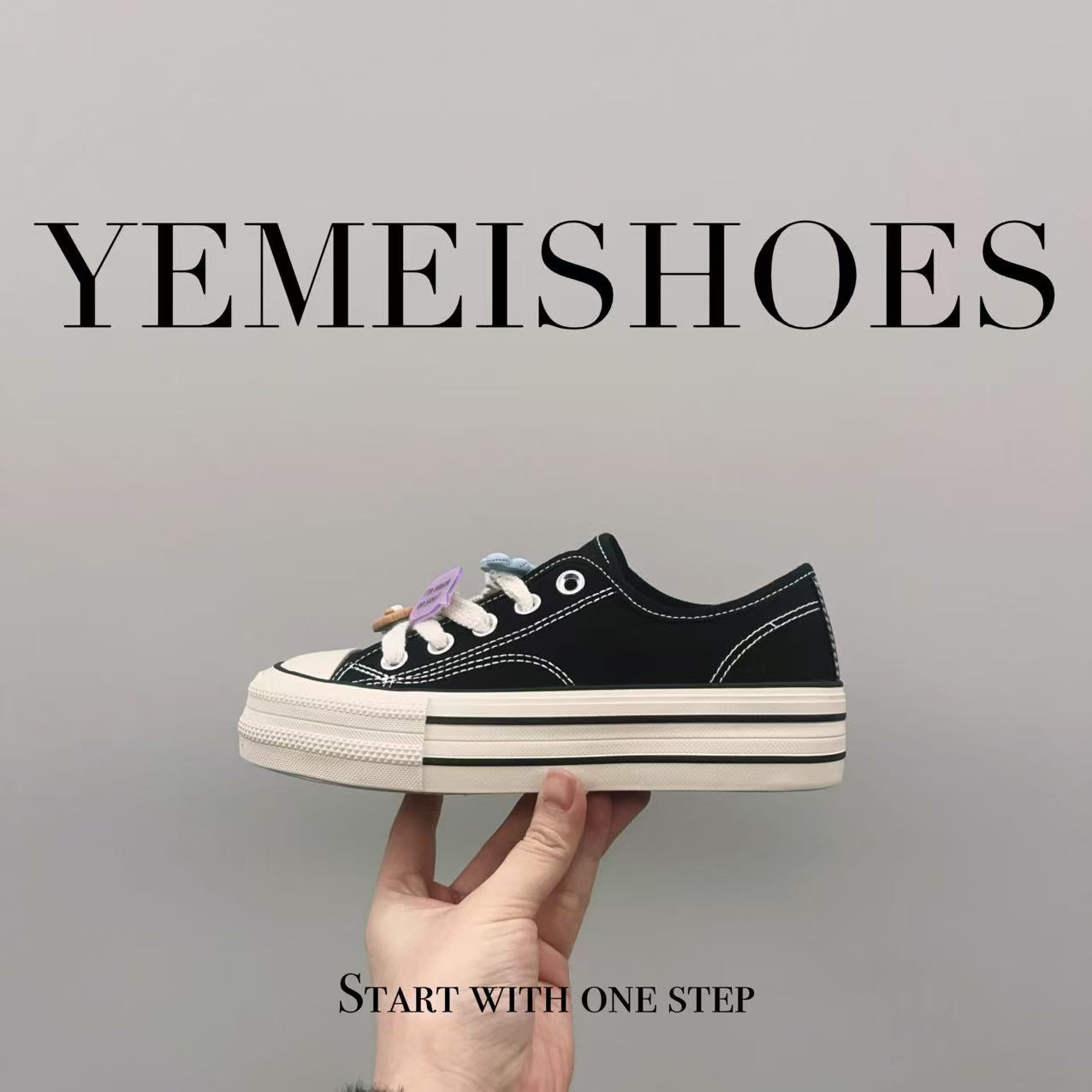 可爱 轻便 很软 女生 帆布鞋百搭9557