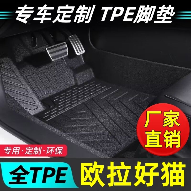 欧拉好猫GT新能源全车双层tpe汽车脚垫防水耐磨专车定制环保脚垫
