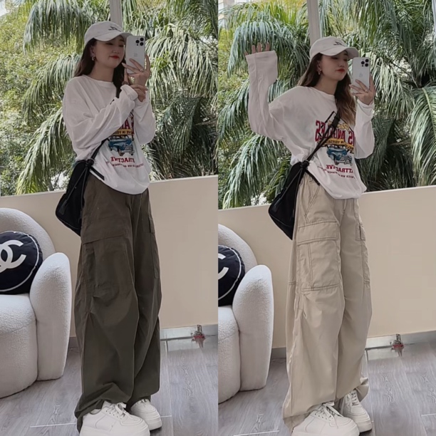 佟掌柜-速干工装裤 软薄夏季款痞帅大兜百搭设计款工装裤