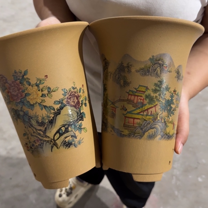 紫砂紫砂花盆破损补发