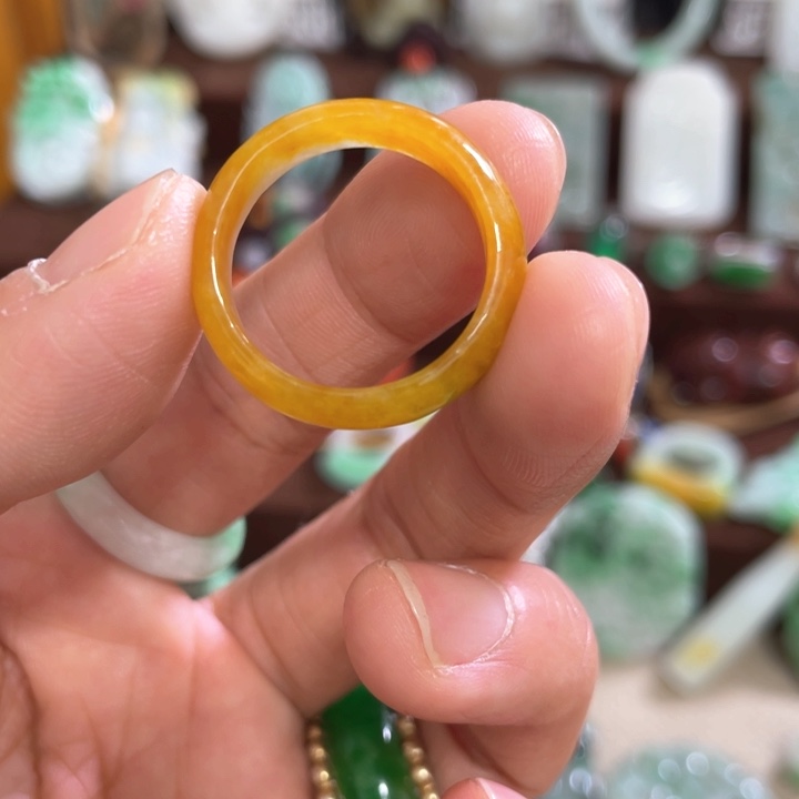 翡翠戒指未镶嵌神**姐漂亮8888888888