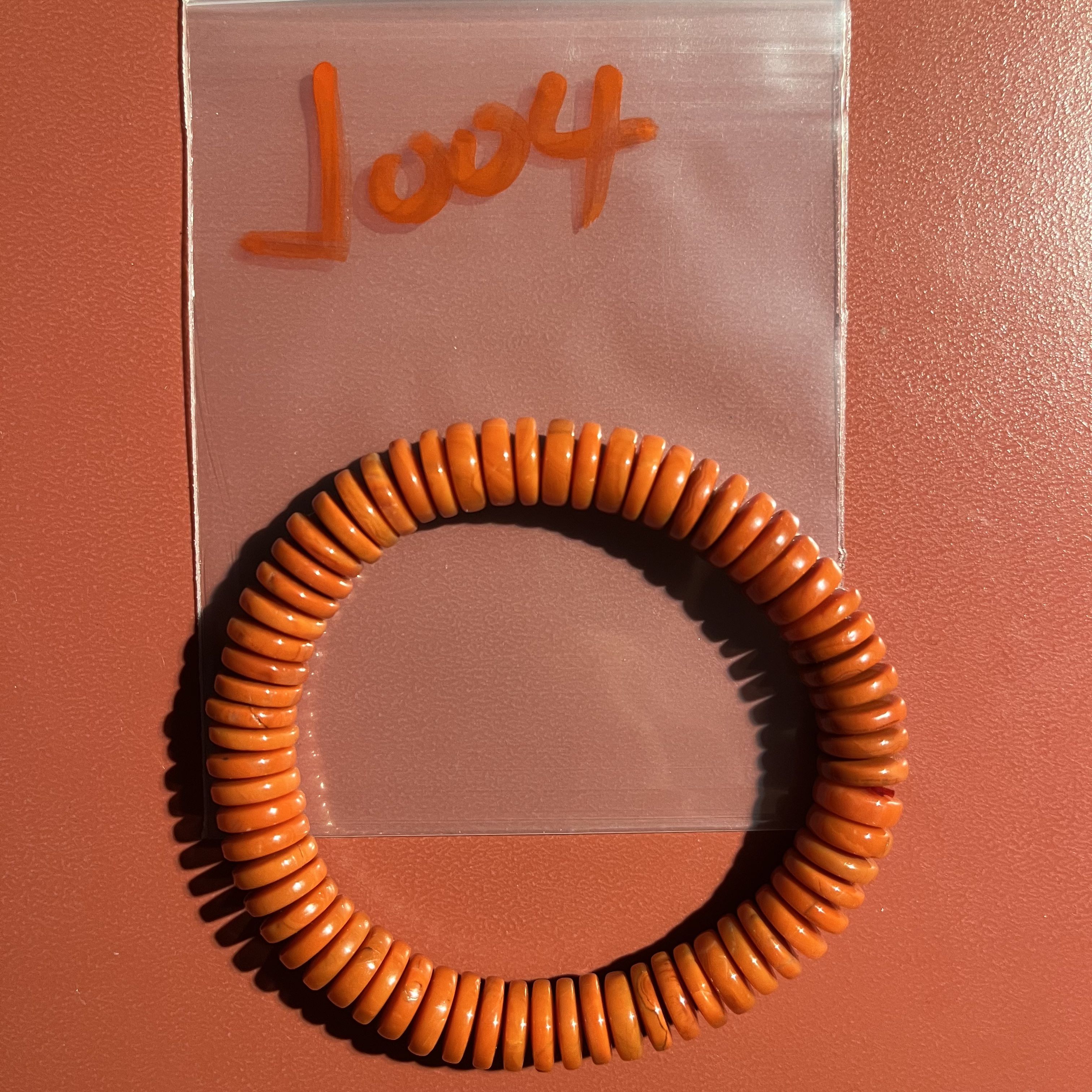 民国 原矿甘南平安片  手串 J004