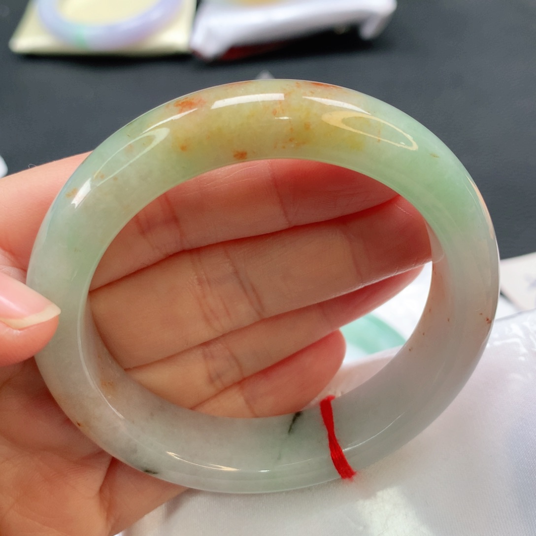 翡翠手镯未镶嵌55.5正