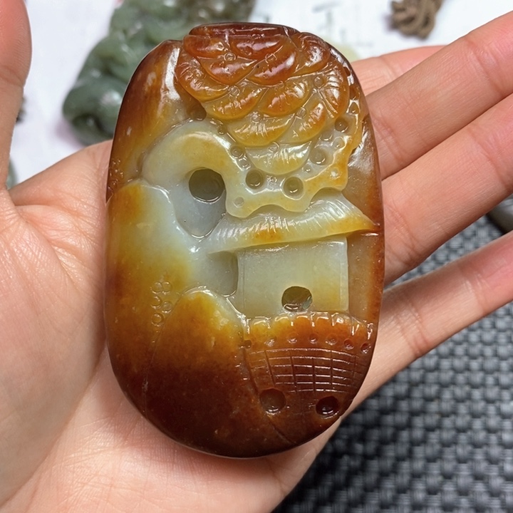 和田玉颈饰未镶嵌