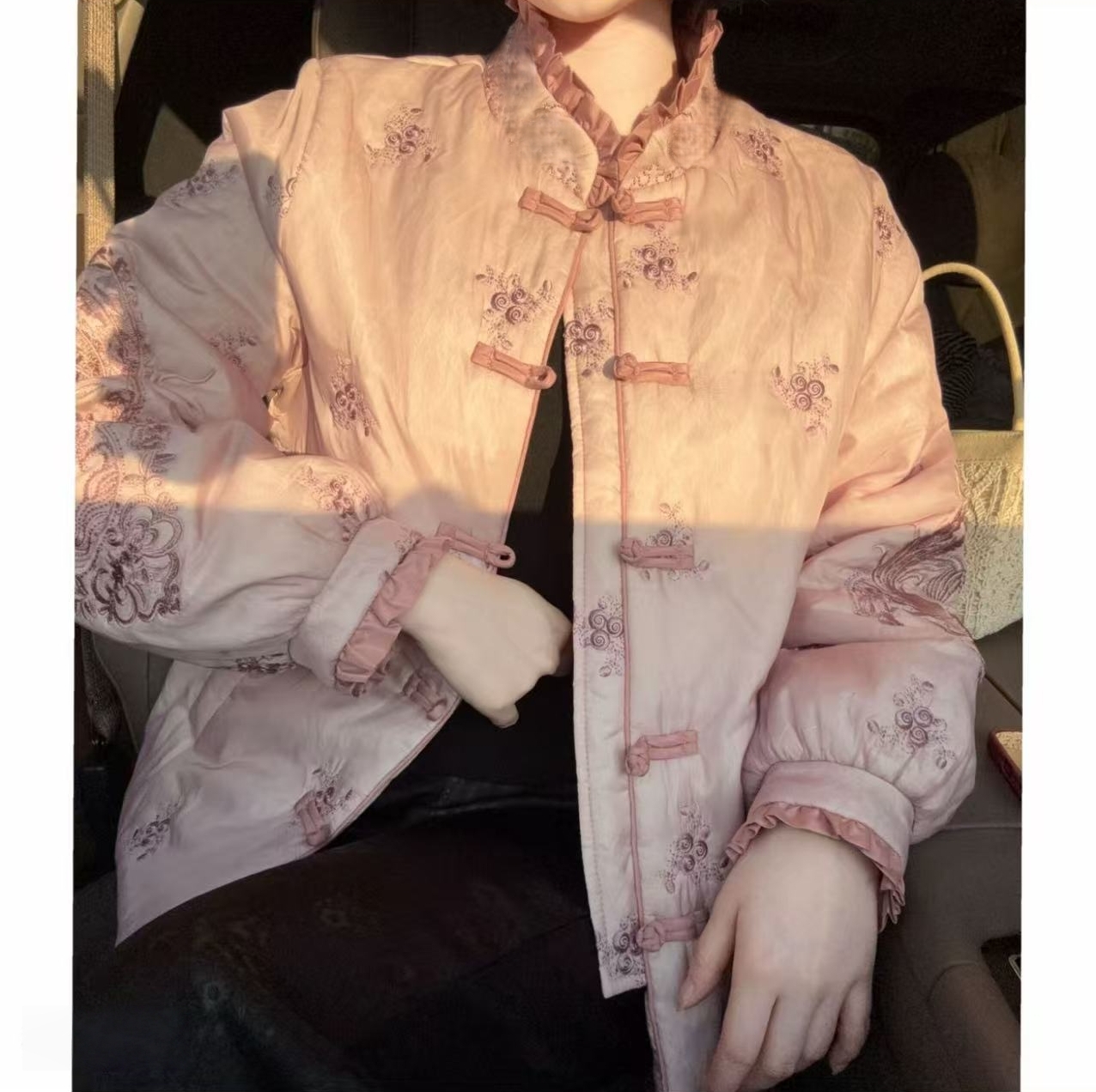 新中式冬季新款棉衣女洋气百搭刺绣时尚复古国风网红