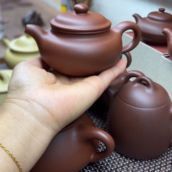 茶壶紫砂翅*半手工制作