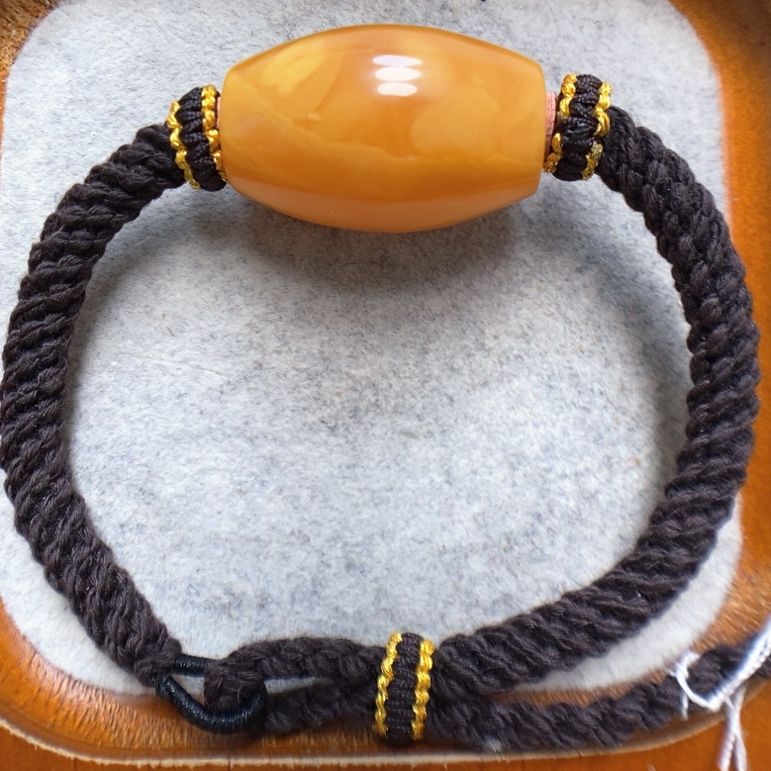 蜜蜡手绳未镶嵌蜜蜡